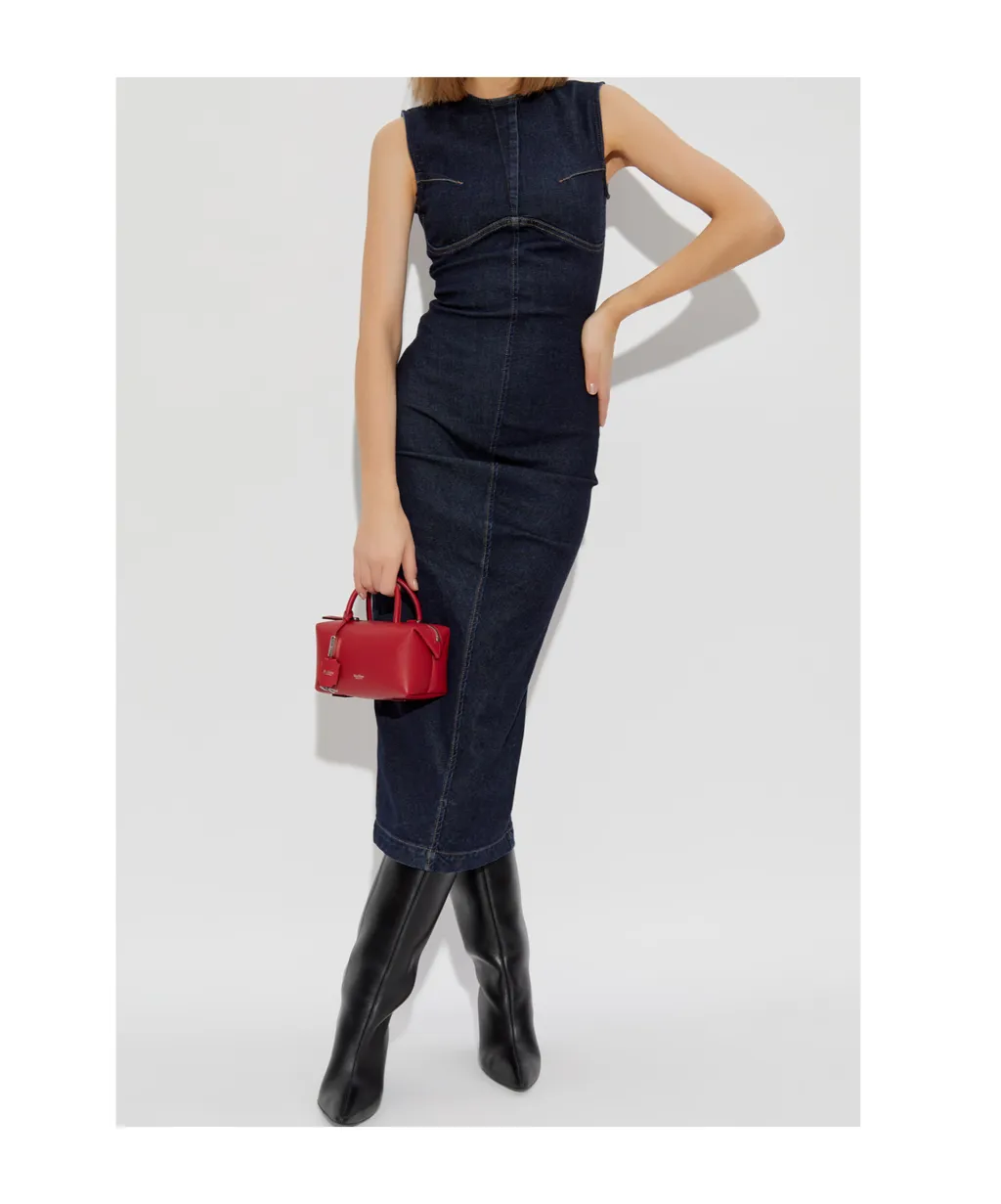 Geranio Denim Midi Dress