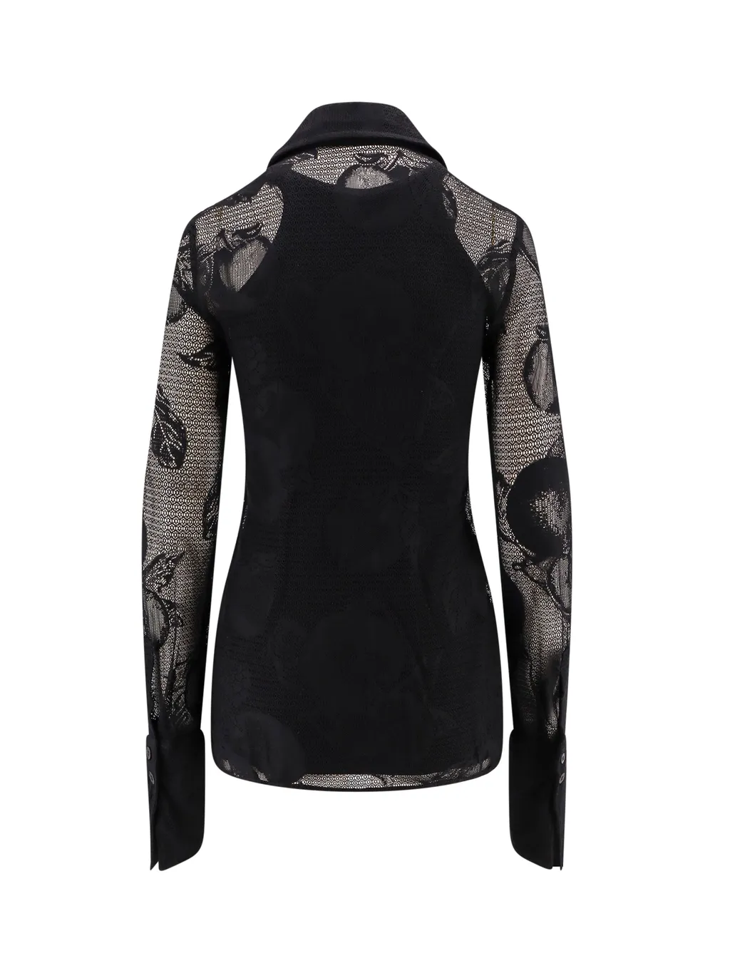 Lace Detailed Long-Sleeved Top