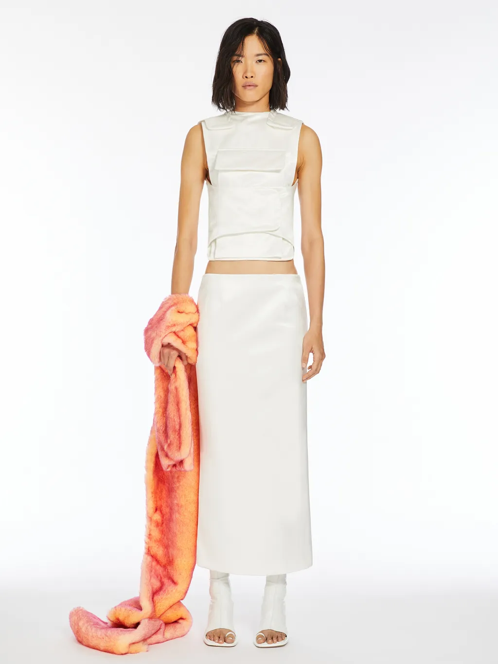 Zip Detailed High Waist Skirt