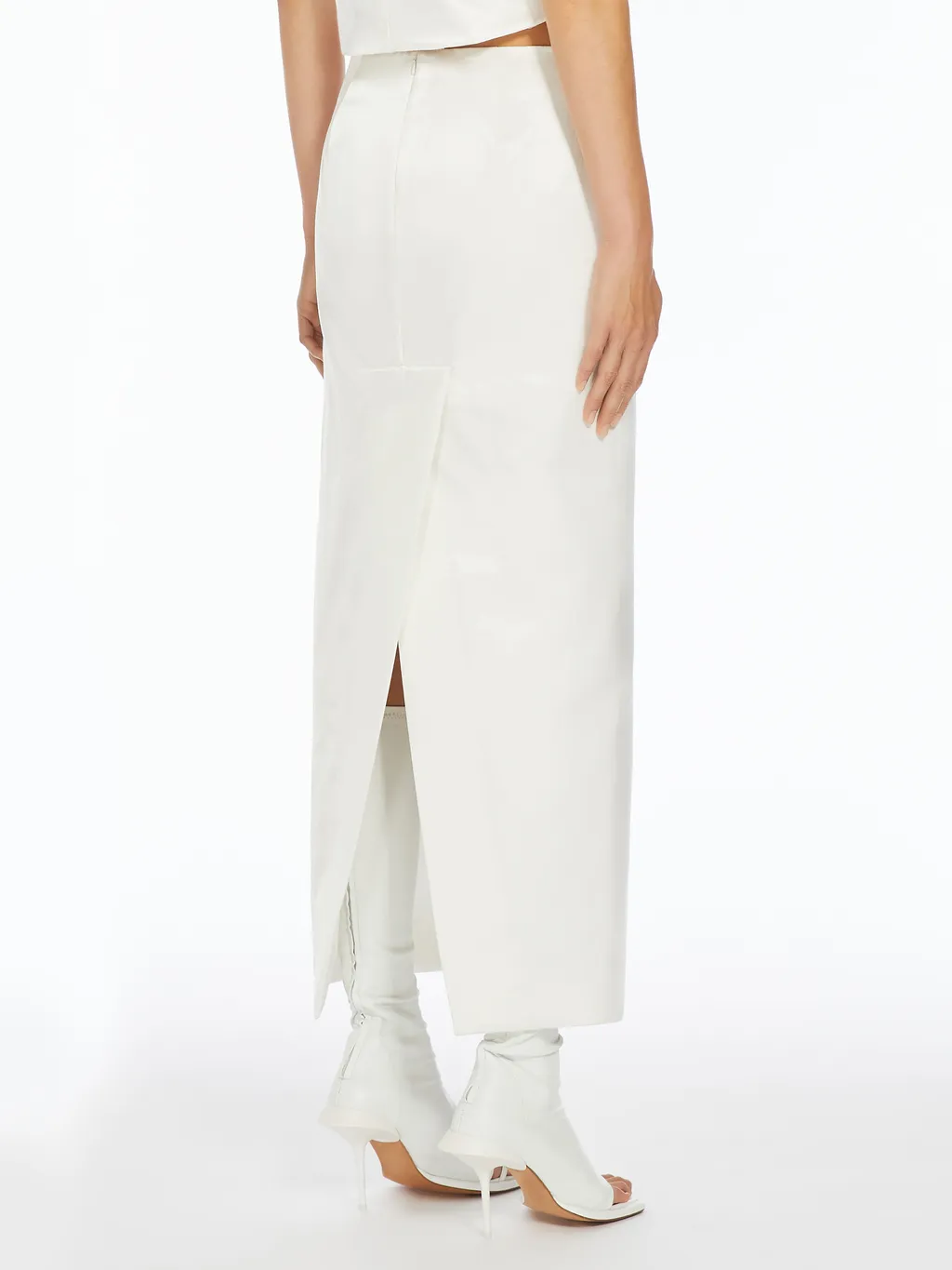 Zip Detailed High Waist Skirt