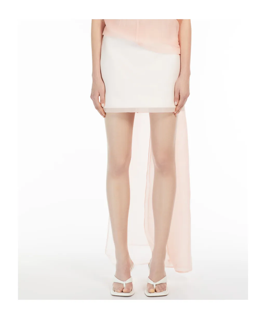 Zip Detailed Mini Skirt