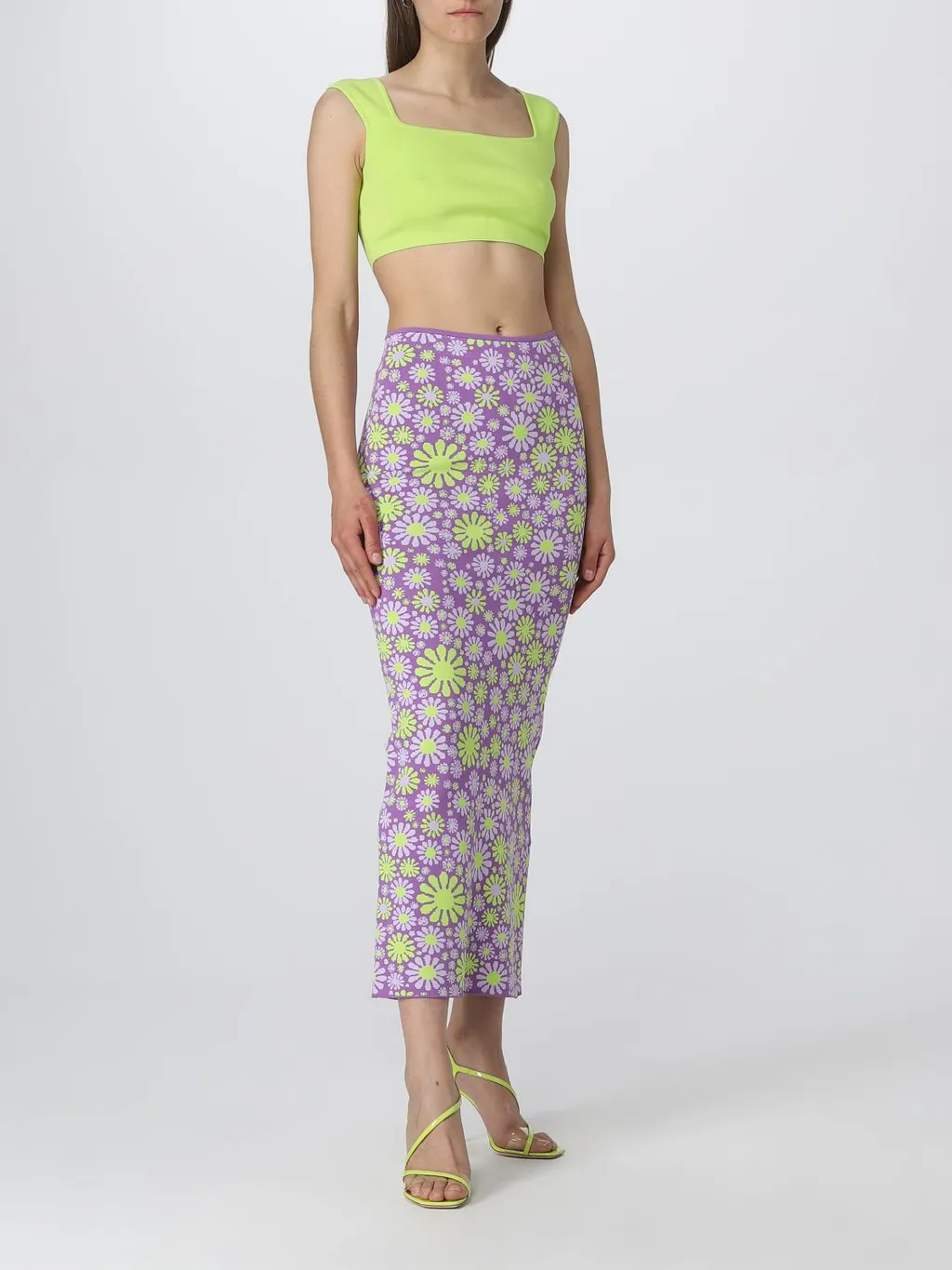 Sleeveless Cotton Cropped Top