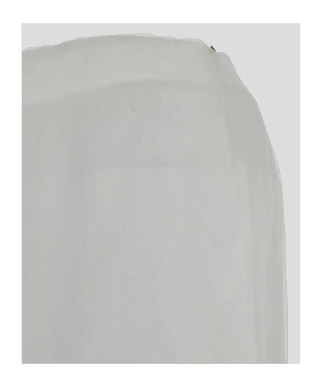 Zip Detailed High Waist Skirt