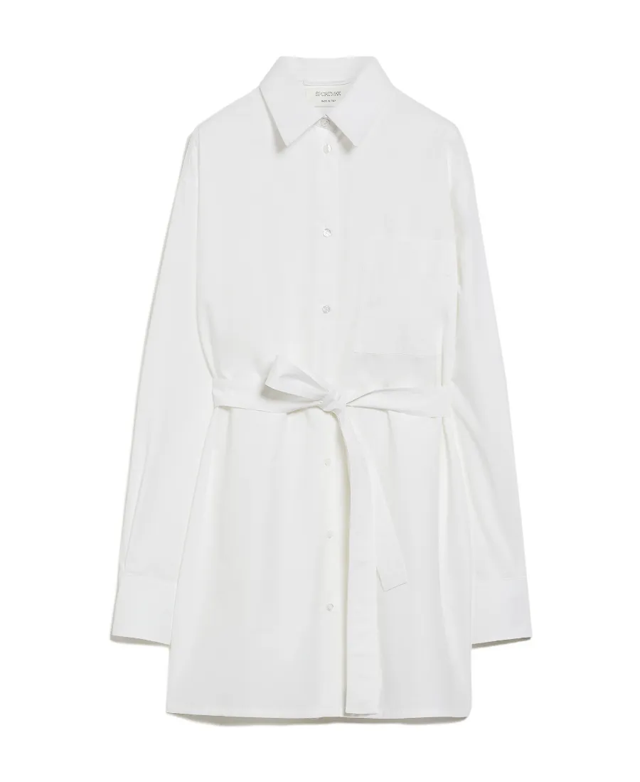 Classic Collar Cotton Shirtdress