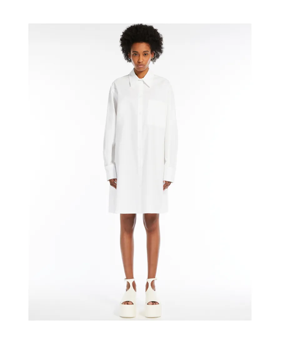 Classic Collar Cotton Shirtdress