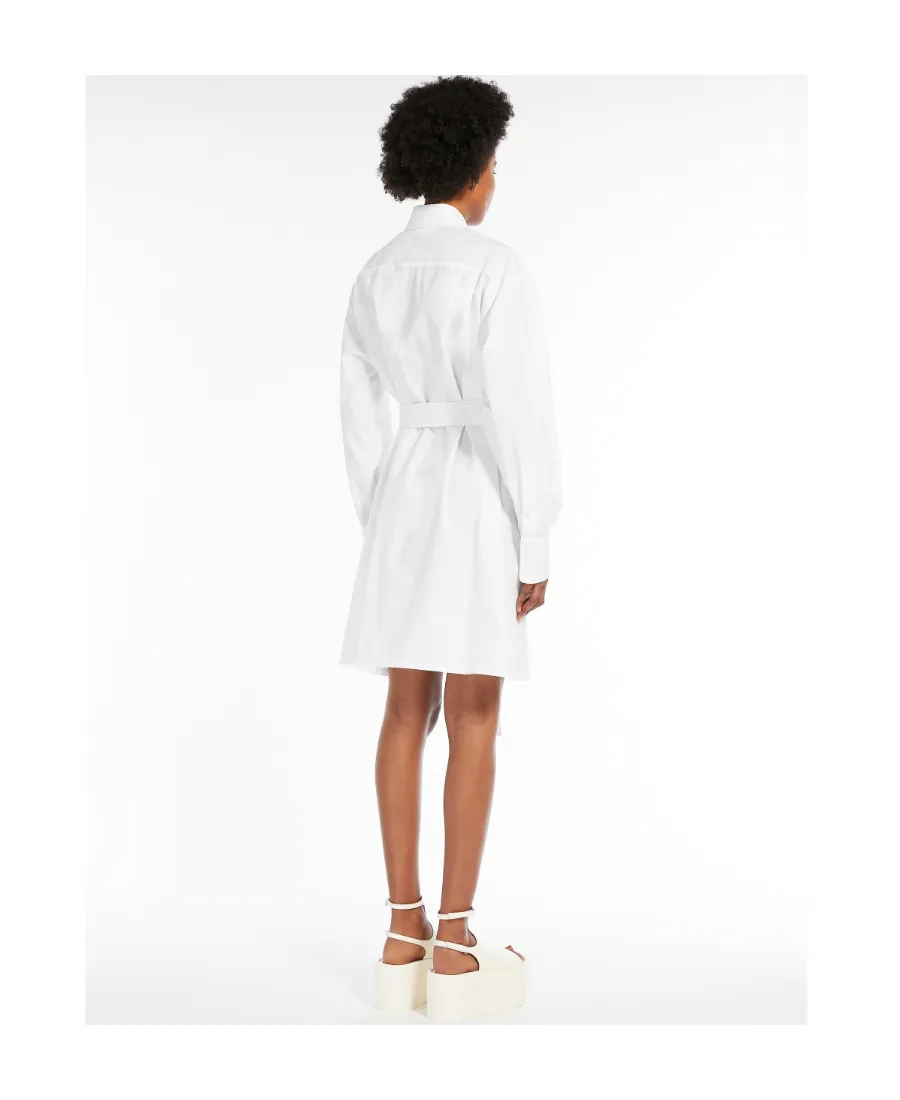 Classic Collar Cotton Shirtdress