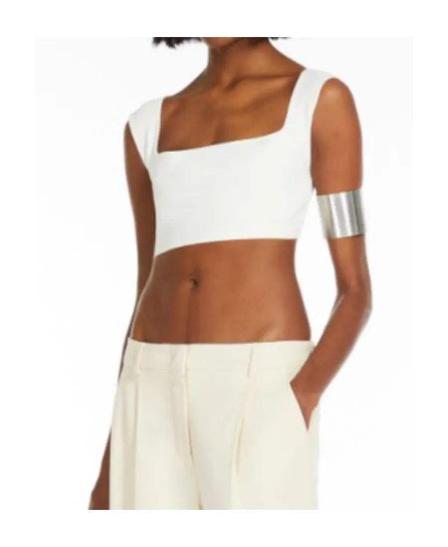 Sleeveless Cotton Crop Top