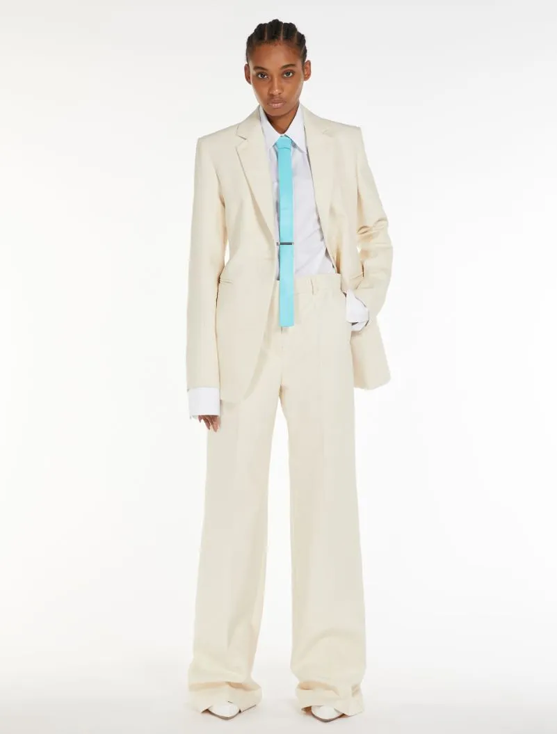 Single-Button Suit Jacket