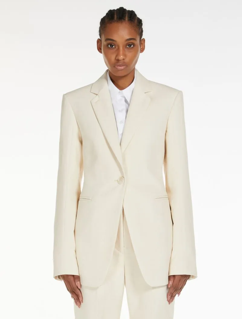 Single-Button Suit Jacket