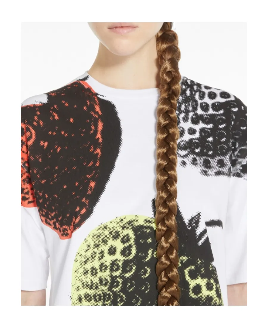 Graphic-Print Oversized Cotton T-Shirt