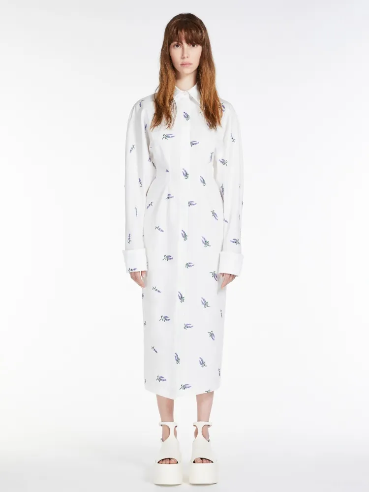 Floral-Print Shirt Dress