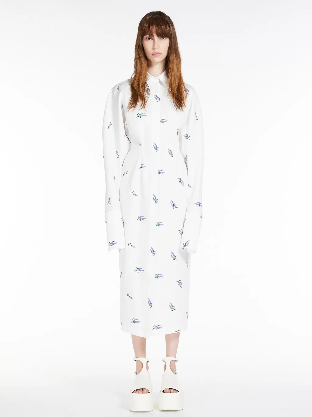 Floral-Print Shirt Dress