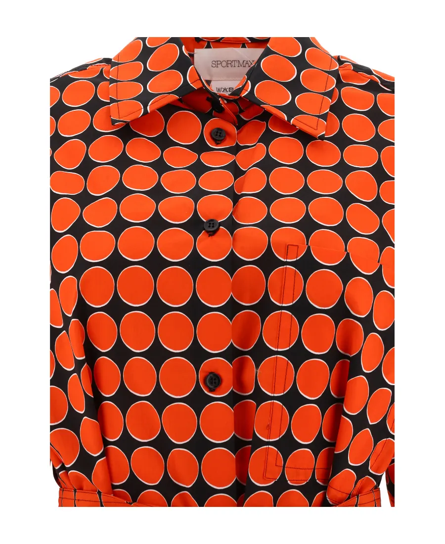 Monogram-Print Shirt Dress