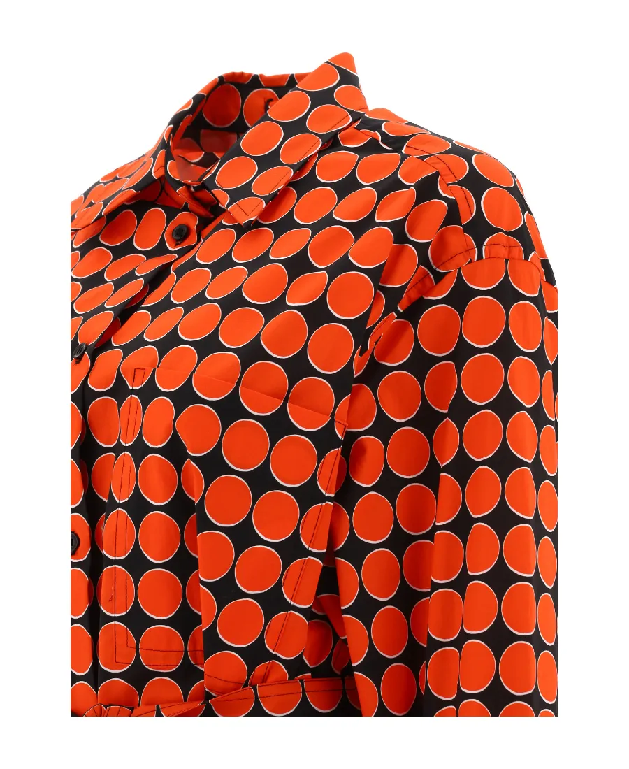 Monogram-Print Shirt Dress