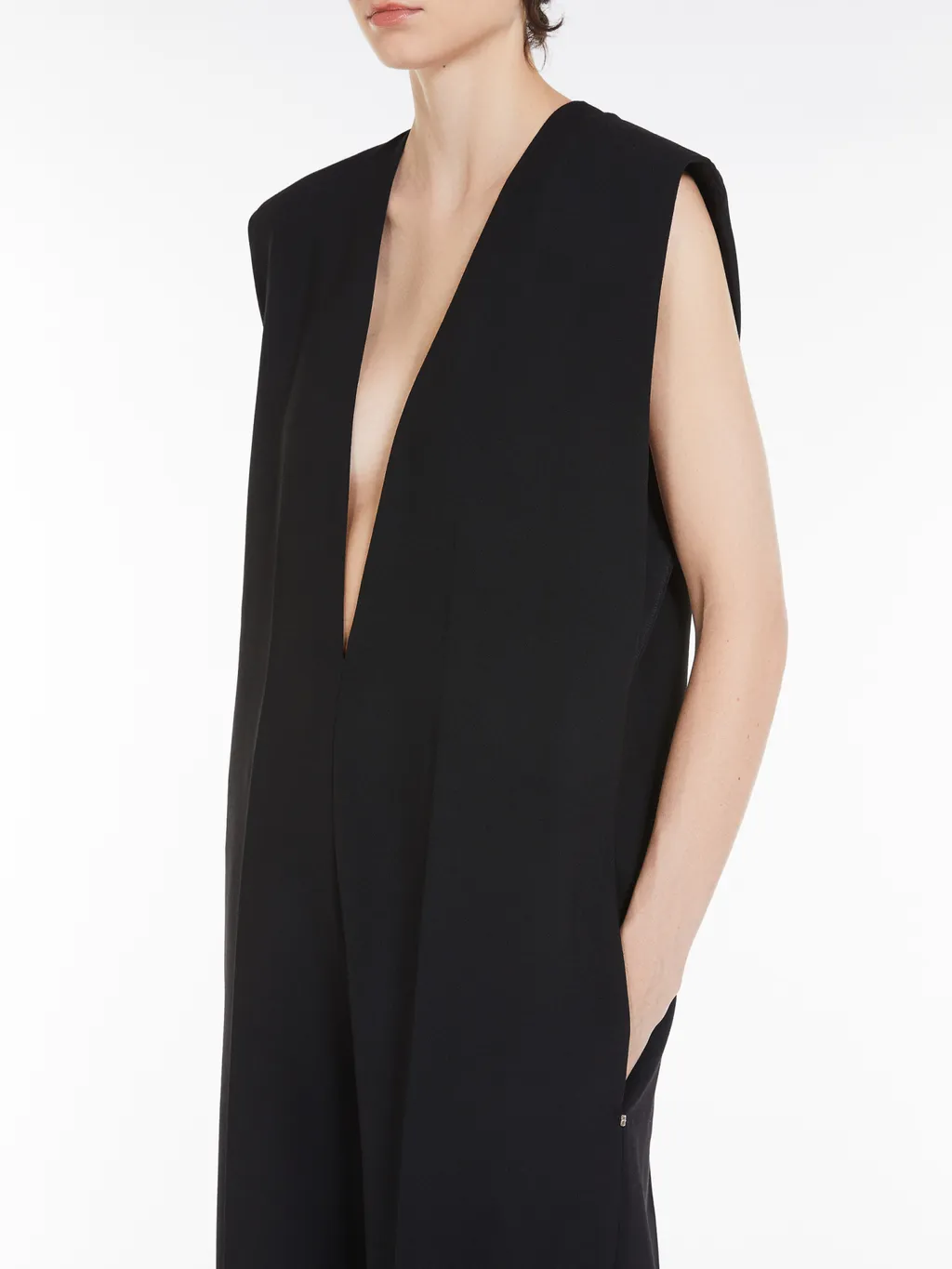 V-Neck Sleeveless Jumpsuit