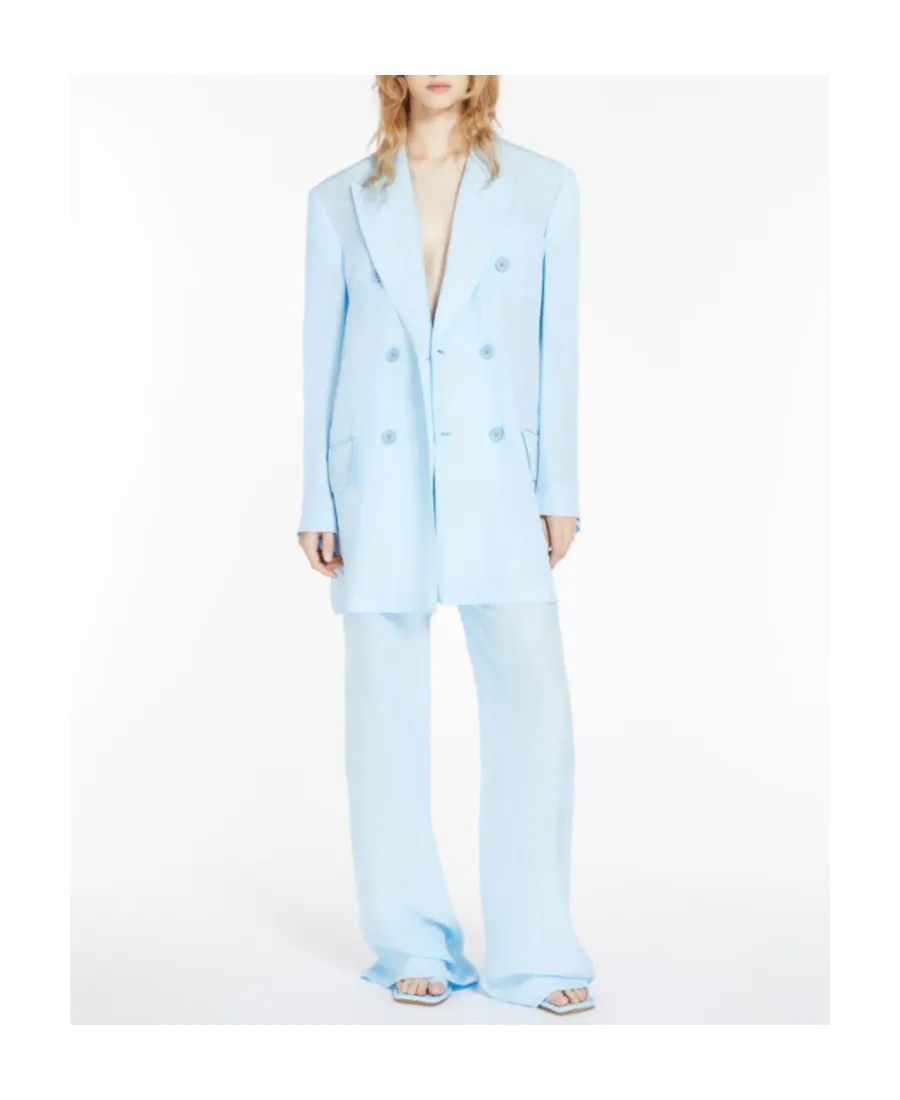 Straight-Leg Cut Trousers
