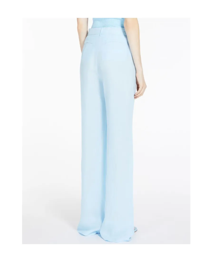 Straight-Leg Cut Trousers