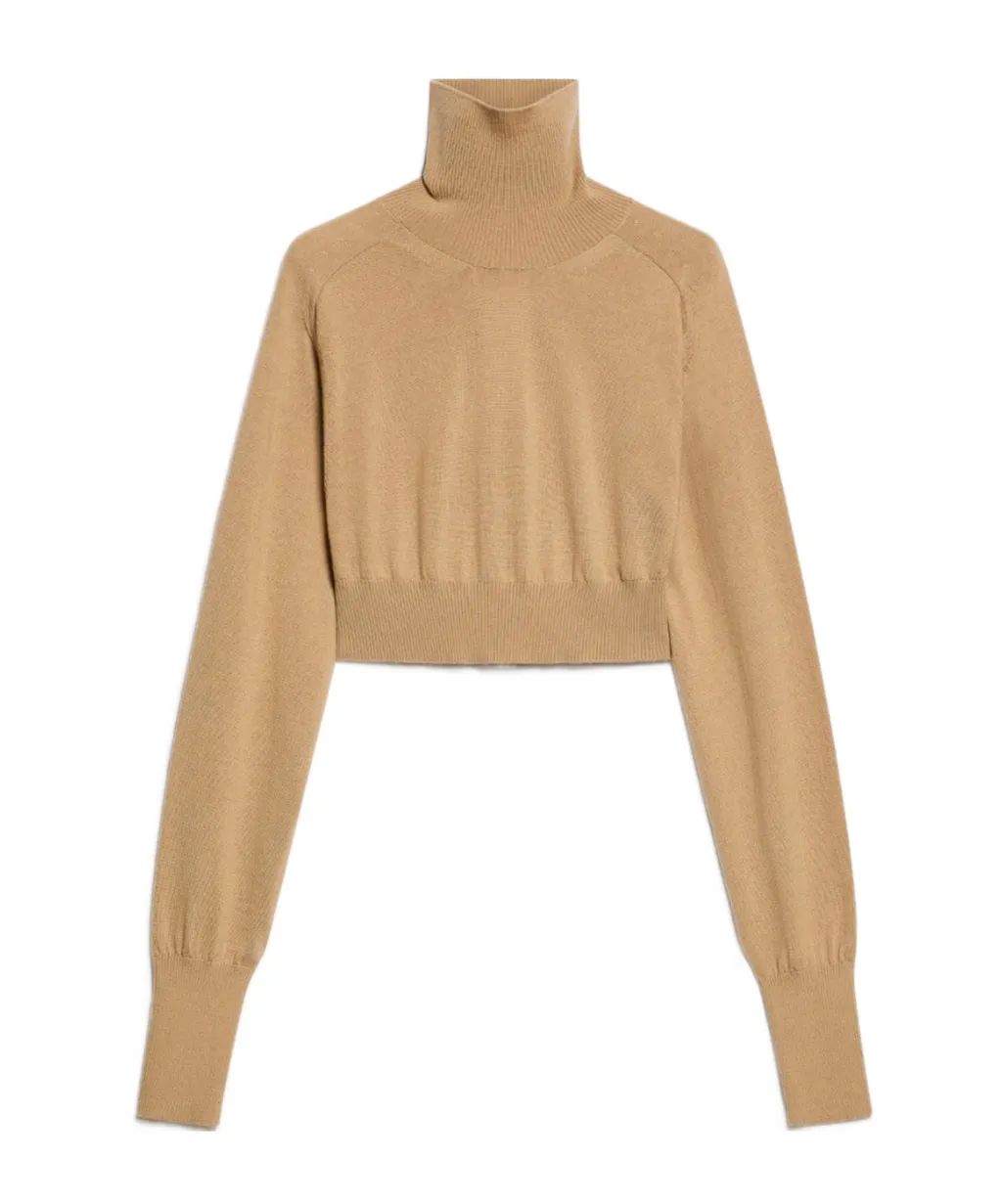 High Neck Long-Sleeved Jumper