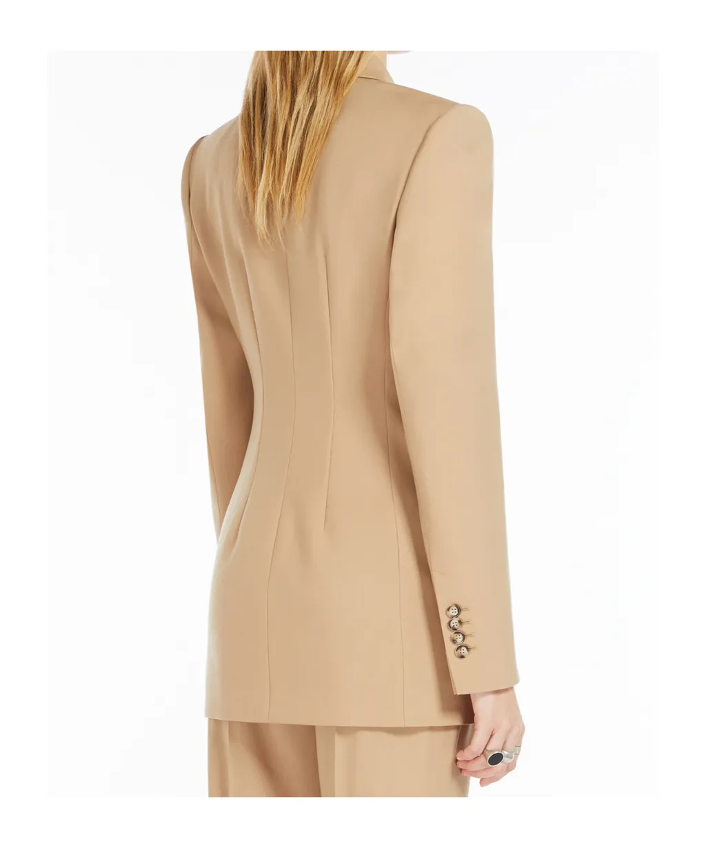 Double-Breasted Long-Sleeved Jacket