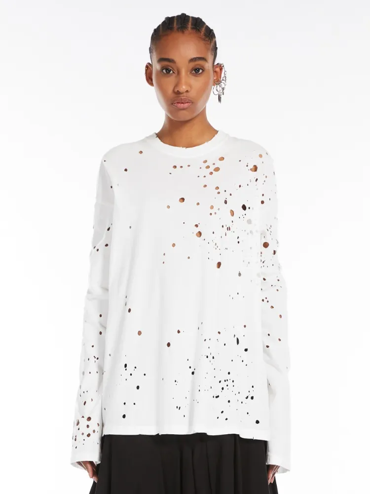 Oversized Perforated T-Shirt
