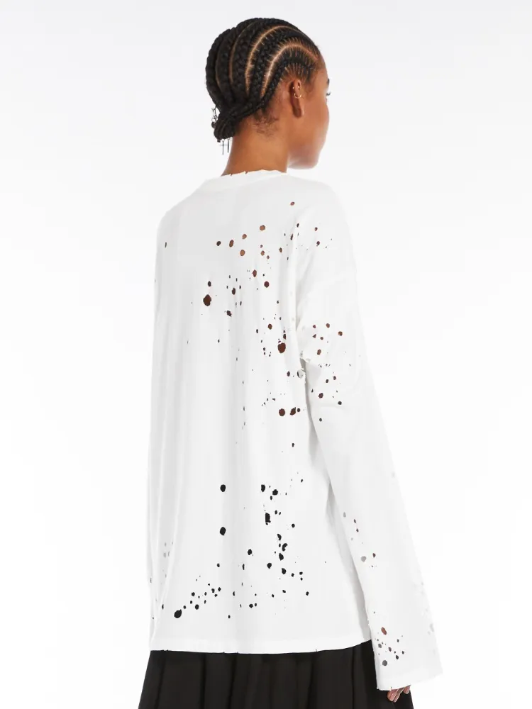 Oversized Perforated T-Shirt