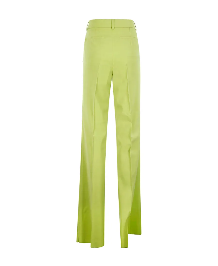 High-Waisted Wide Leg Trousers
