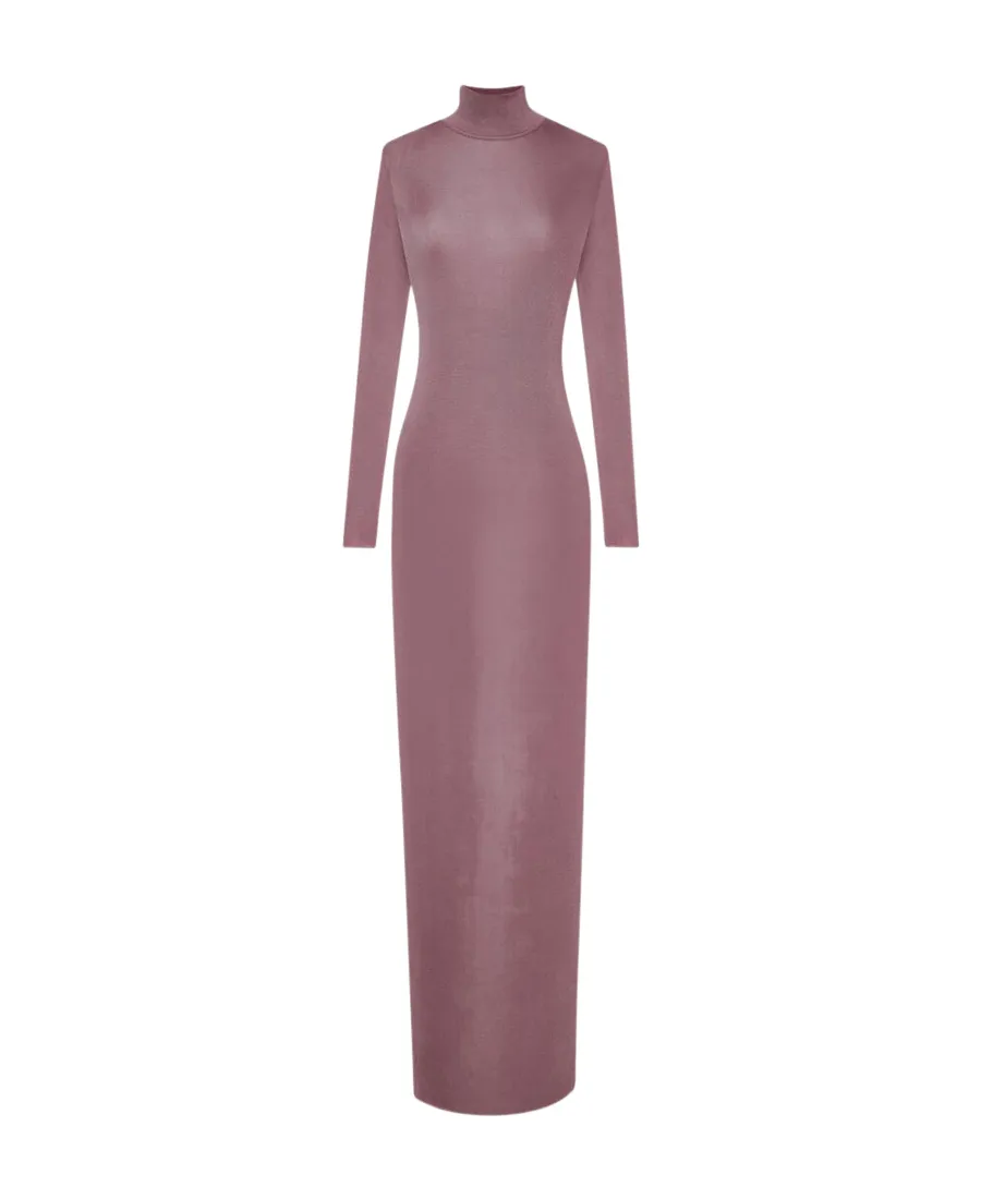 High Neck Knitted Dress