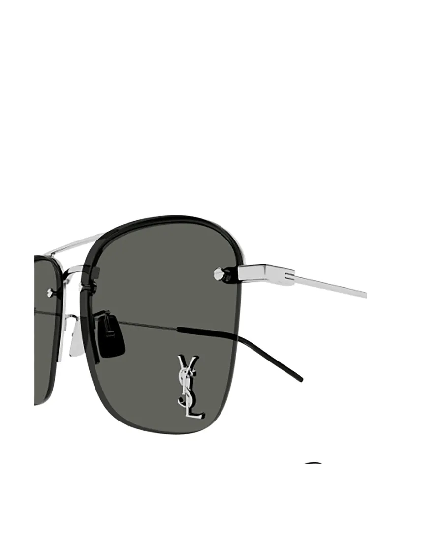 Logo-Plaque Square-Frame Sunglasses