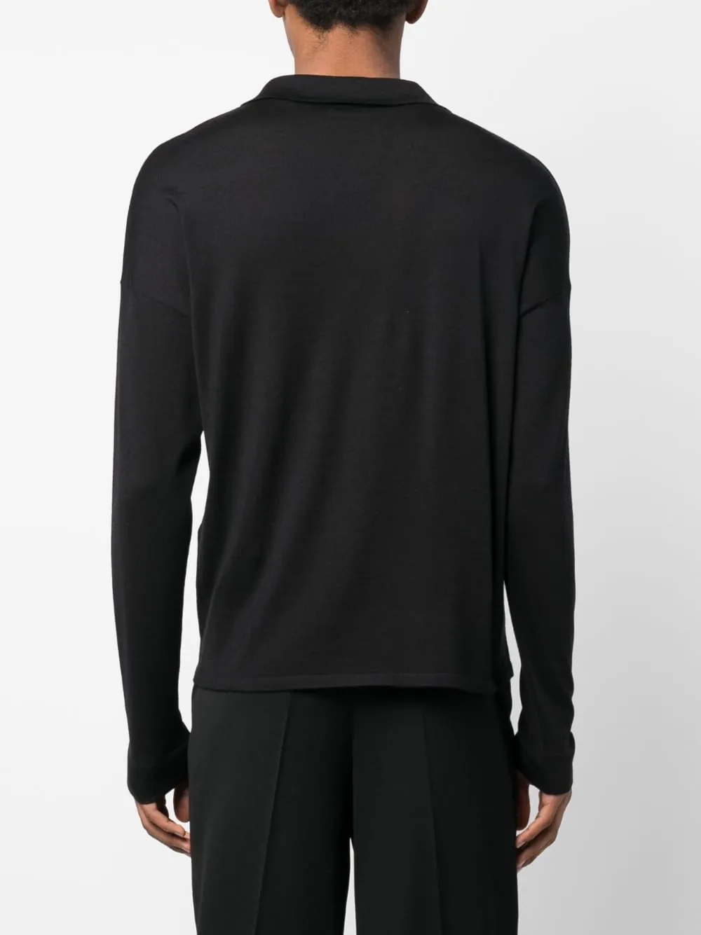 V-Neck Long-Sleeve Sweatshirt