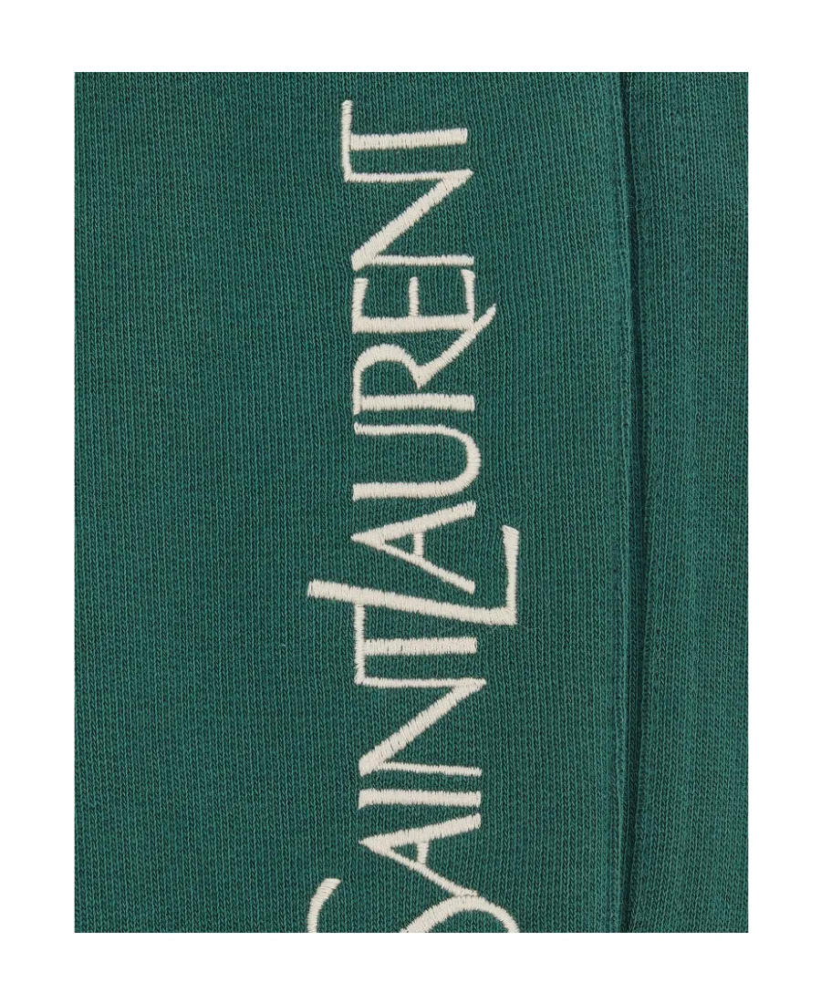 Logo Embroidered Drawstring Sweatpants