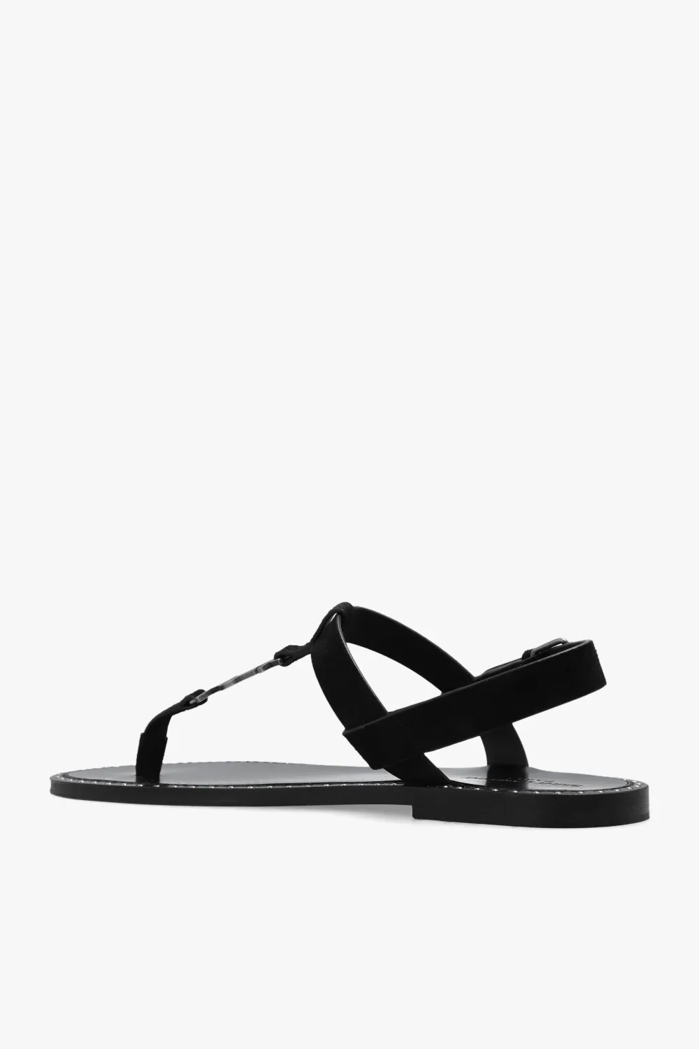 Cassandra Logo Plaque Sandals