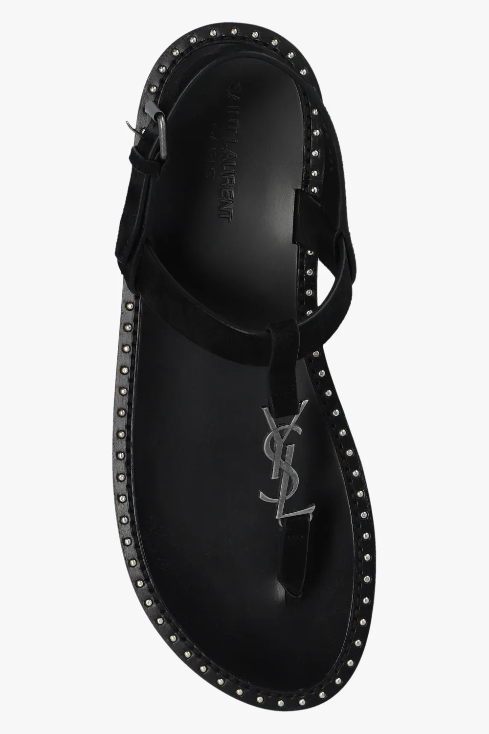 Cassandra Logo Plaque Sandals