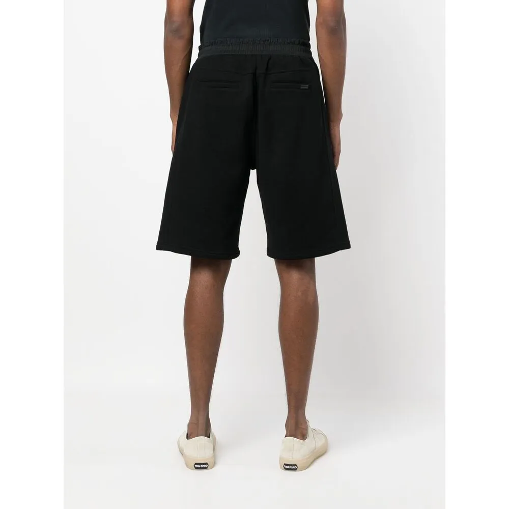 Logo Embroidered Drawstring Shorts