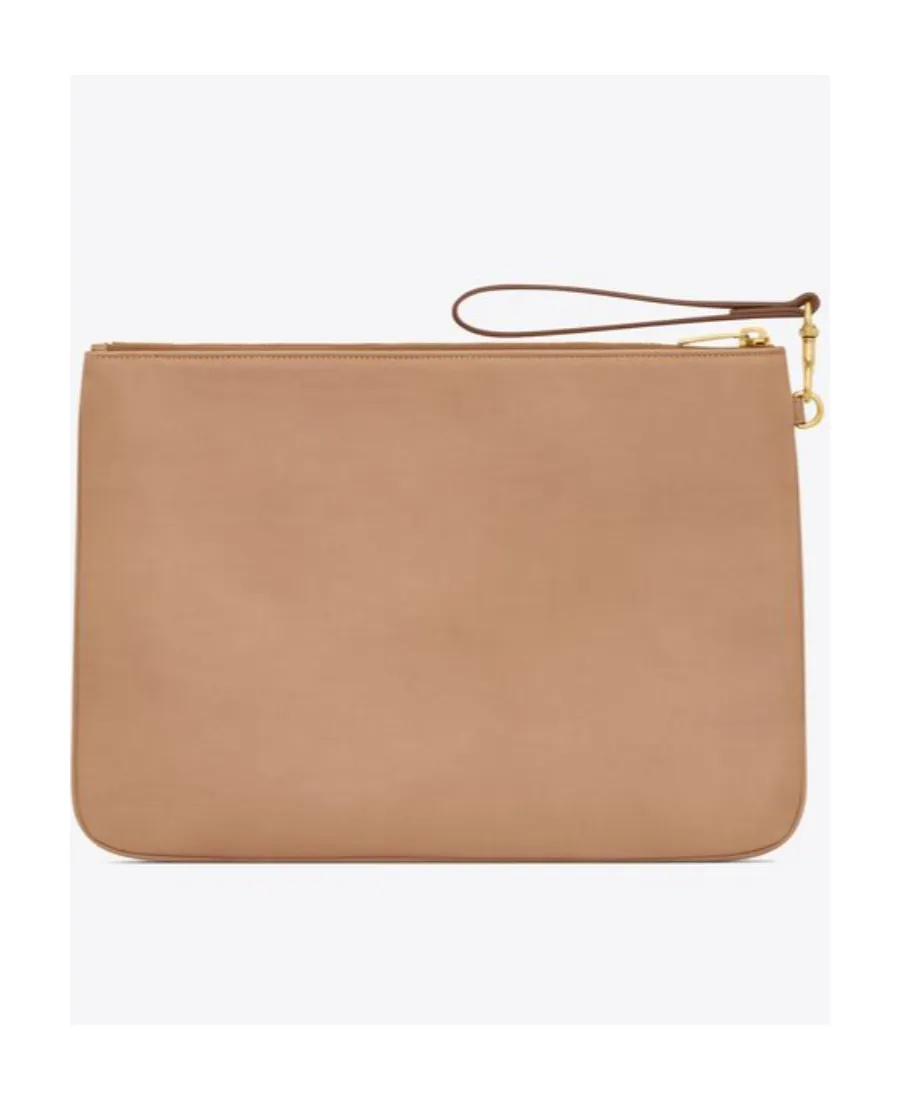 Rive Gauche Zip-Up Clutch Bag