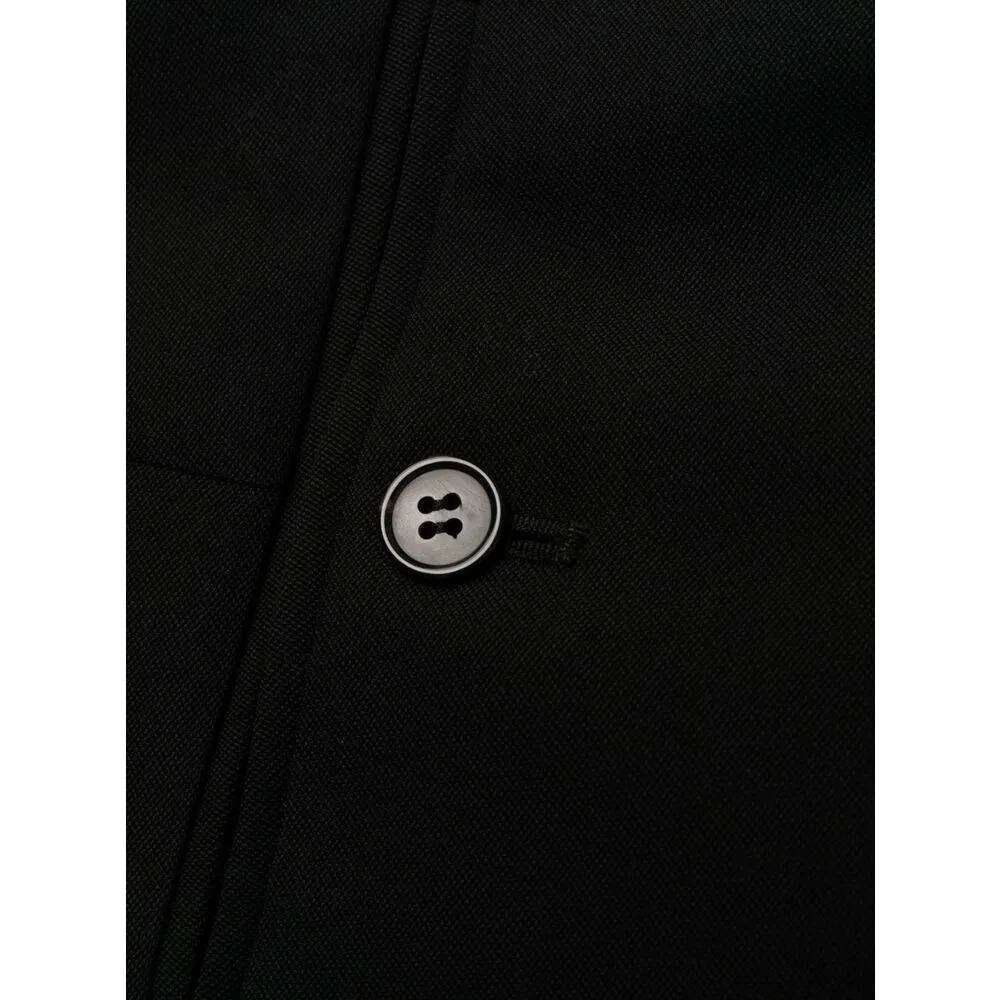 Button Detailed Straight Leg Trousers