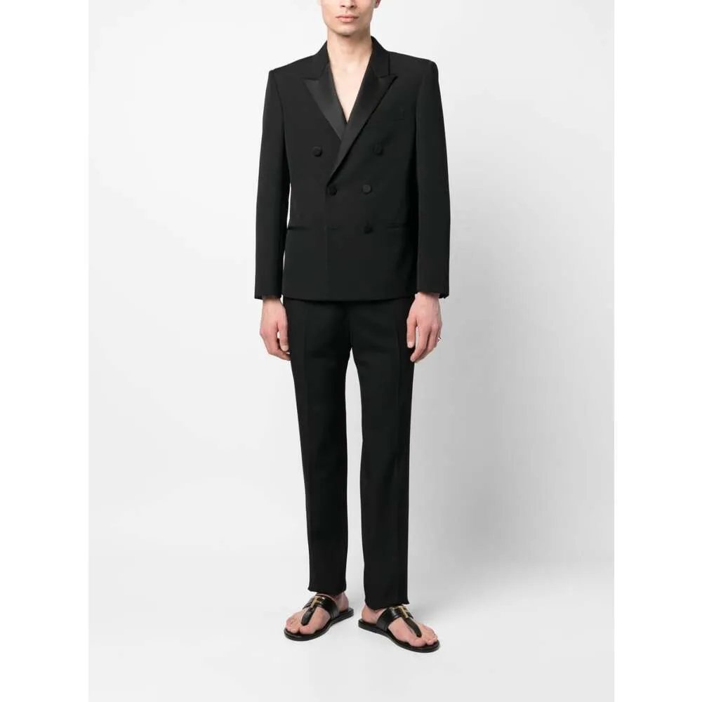 Button Detailed Straight Leg Trousers