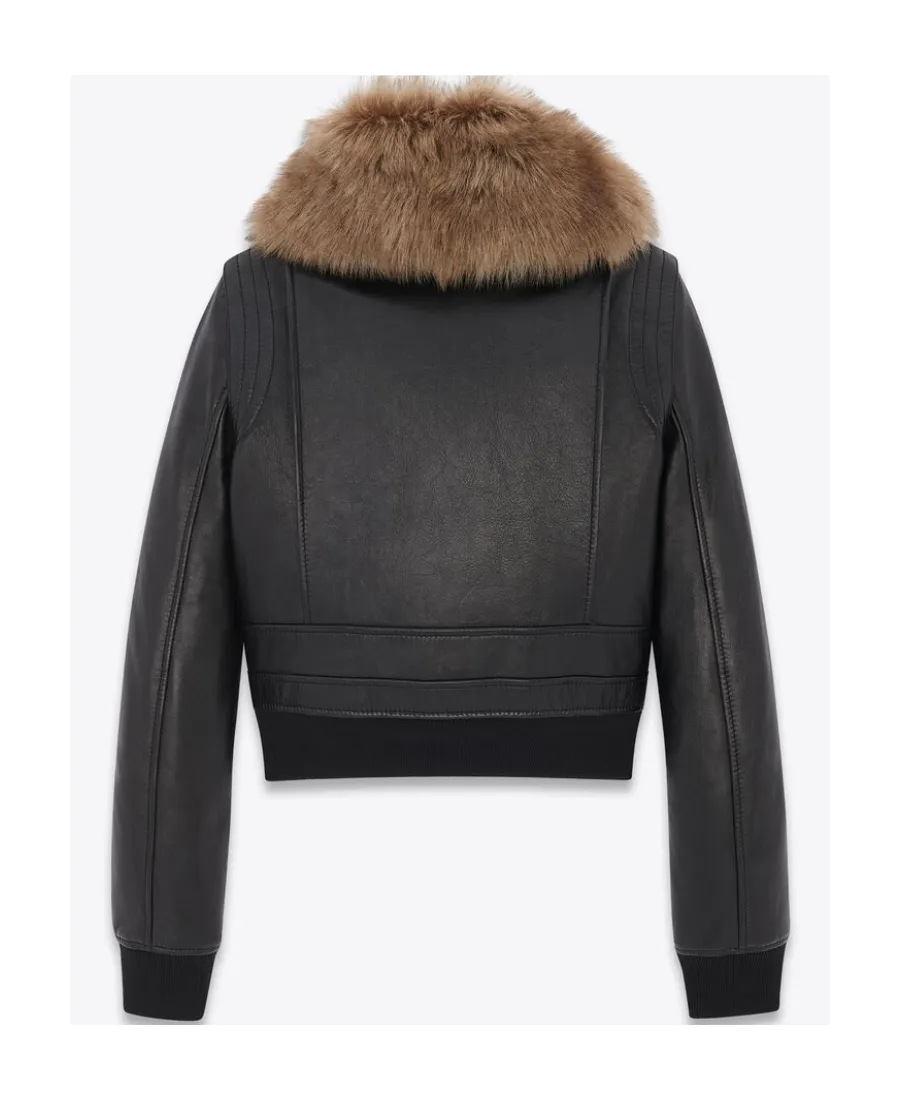 Jacket In Lambskin And Shearling