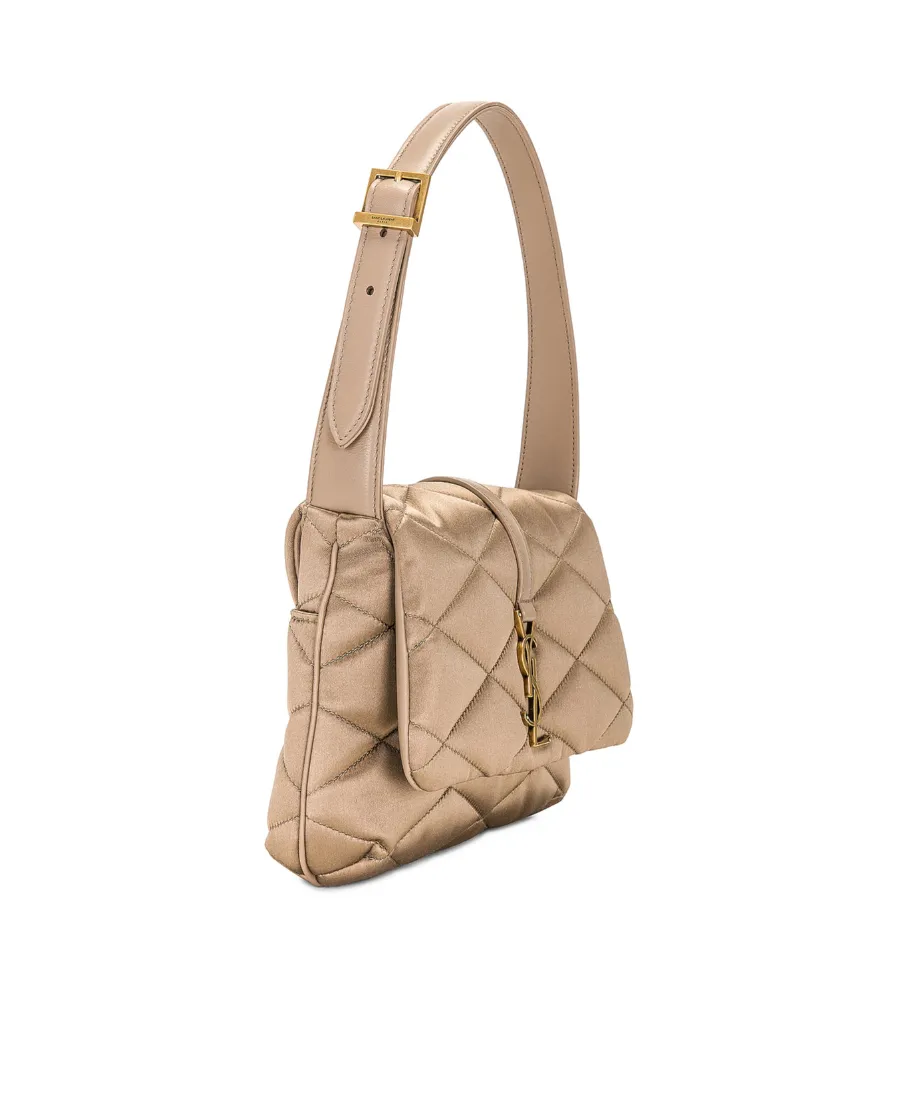 Le 57 Logo Plaque Shoulder Bag
