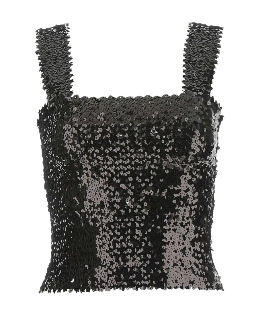 Sequin Sleeveless Top