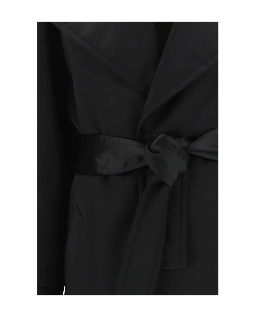 Belted Long-Sleeved Coat