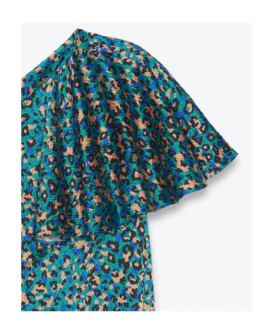 One-Shoulder Ruffled Mini Dress