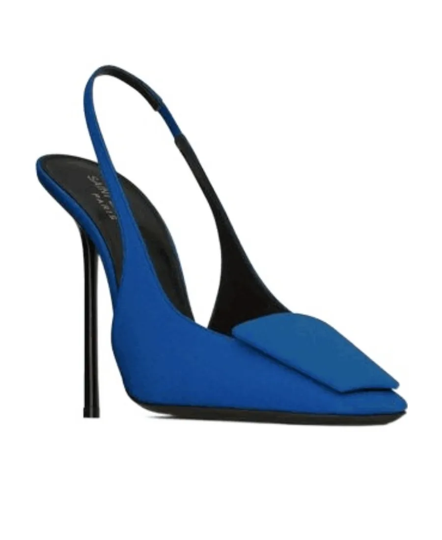 George Square Toe Slingback Pumps