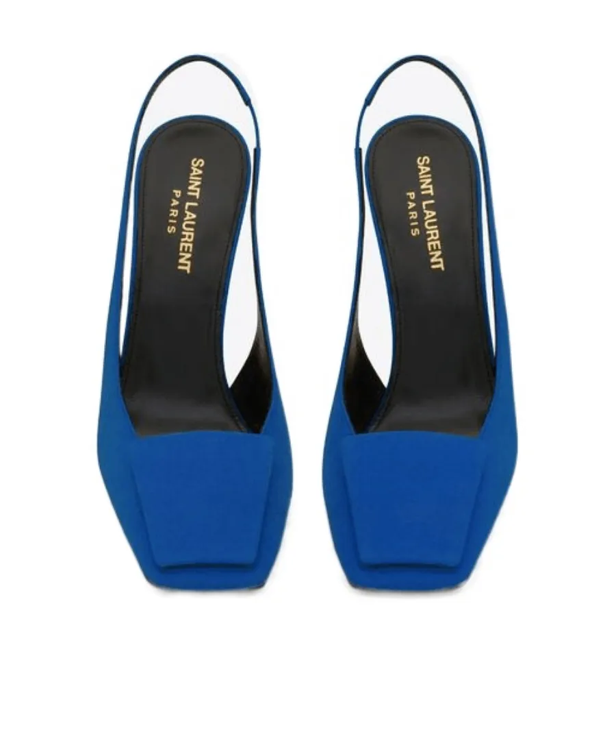 George Square Toe Slingback Pumps