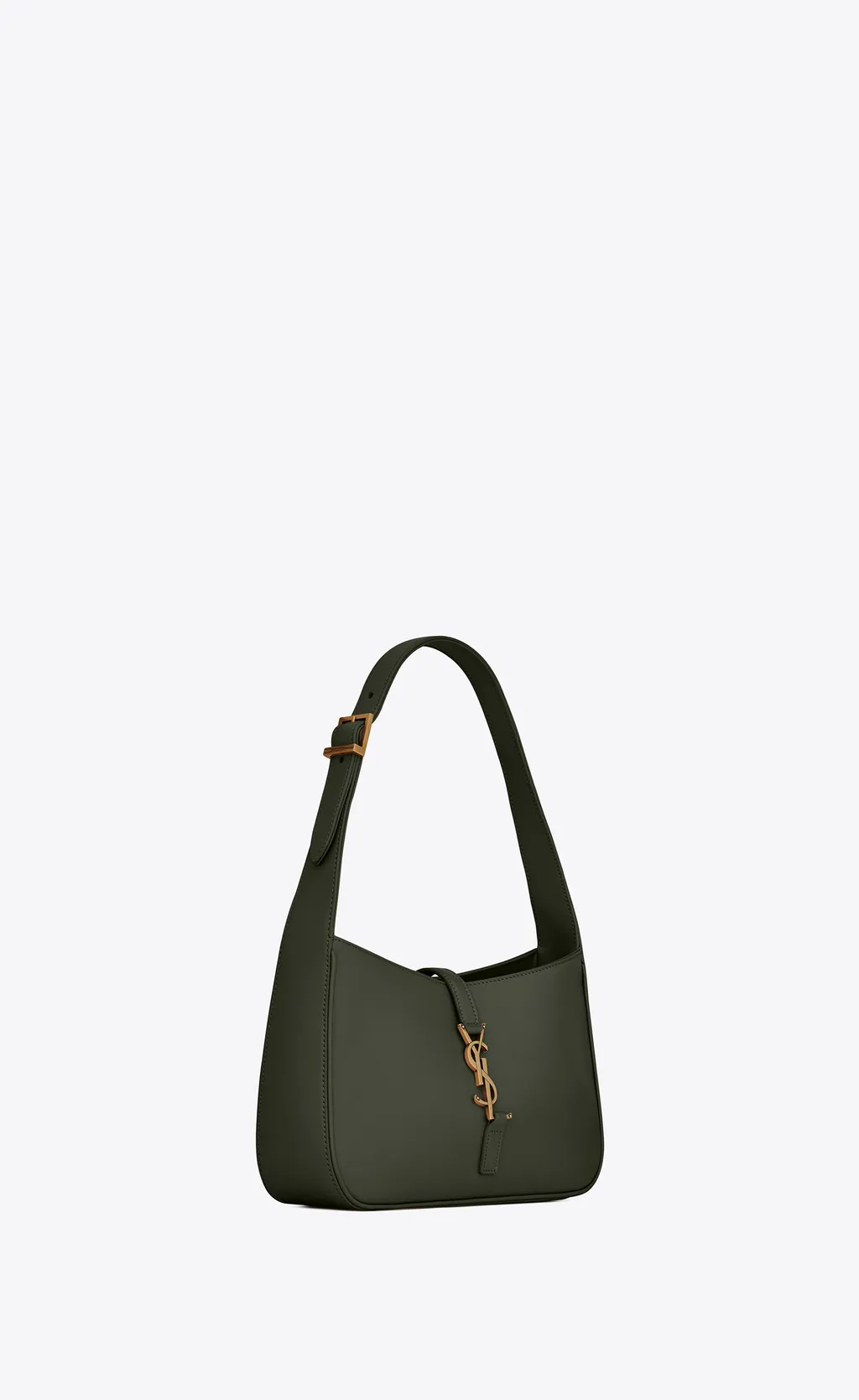 Logo Plaque Zip-Up Shoulder Bag