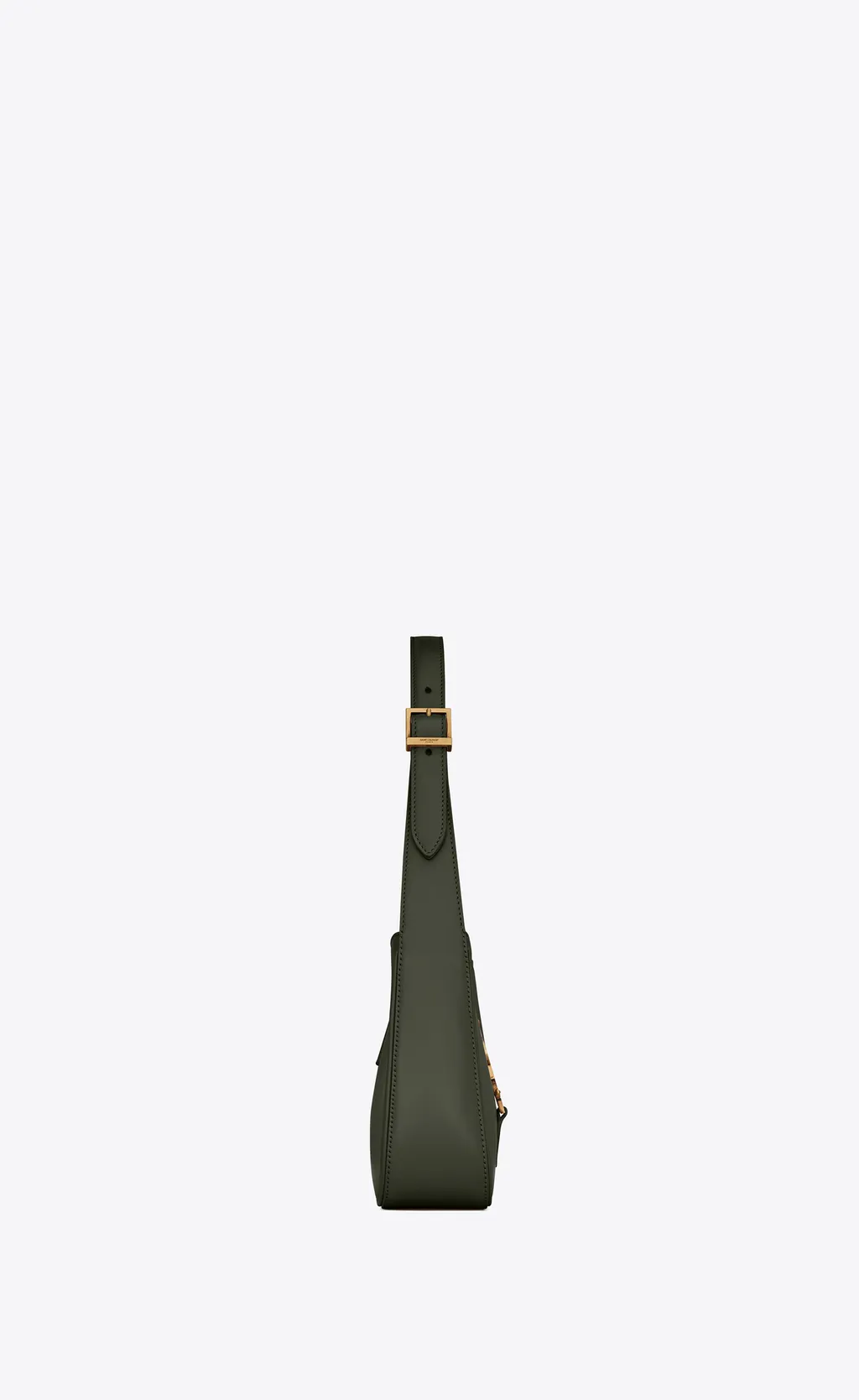 Logo Plaque Zip-Up Shoulder Bag