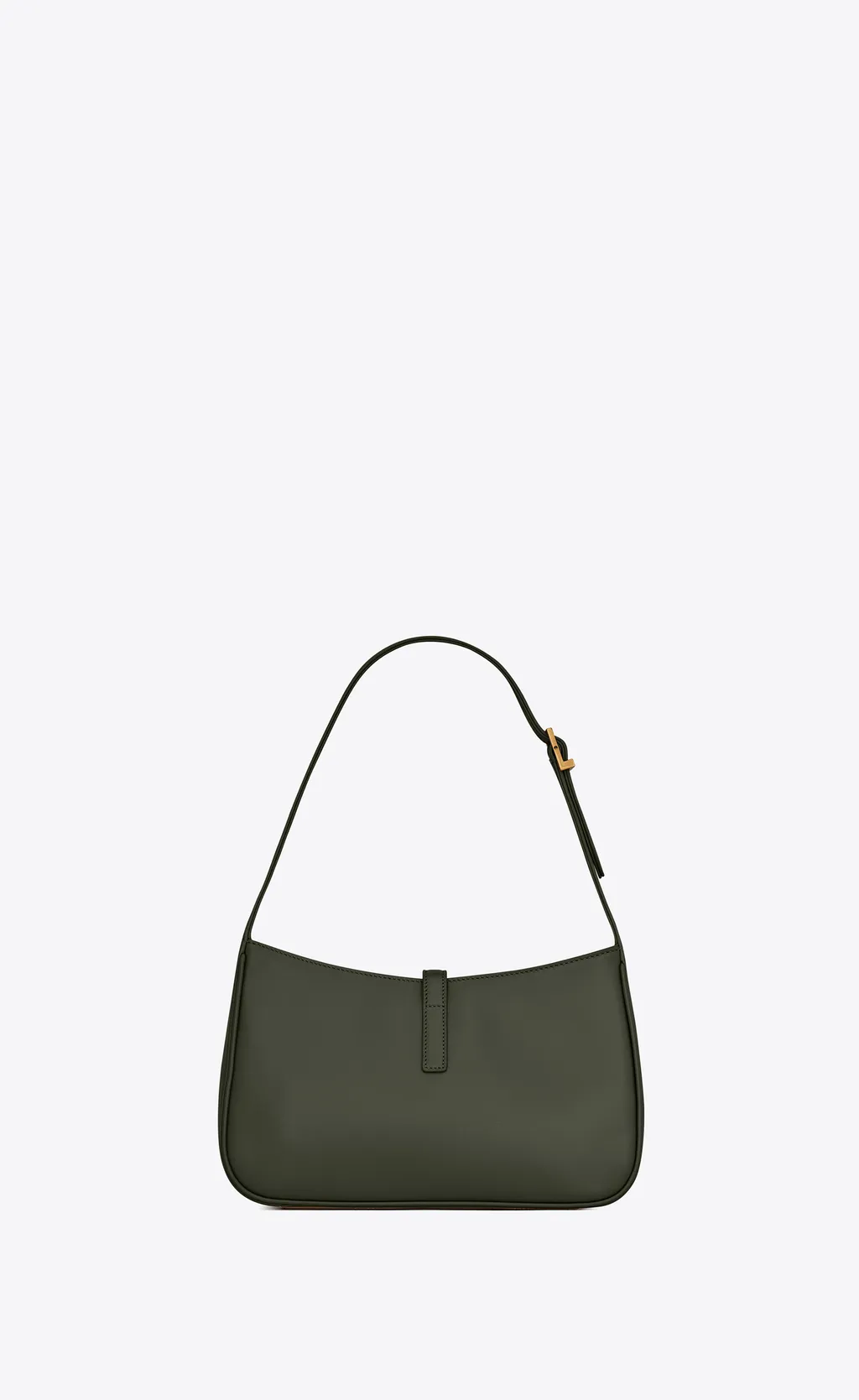 Logo Plaque Zip-Up Shoulder Bag
