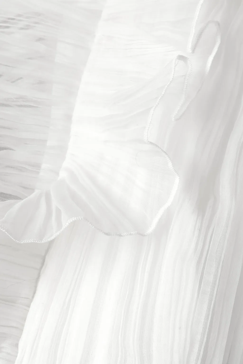 Ruffled V-Neck Blouse