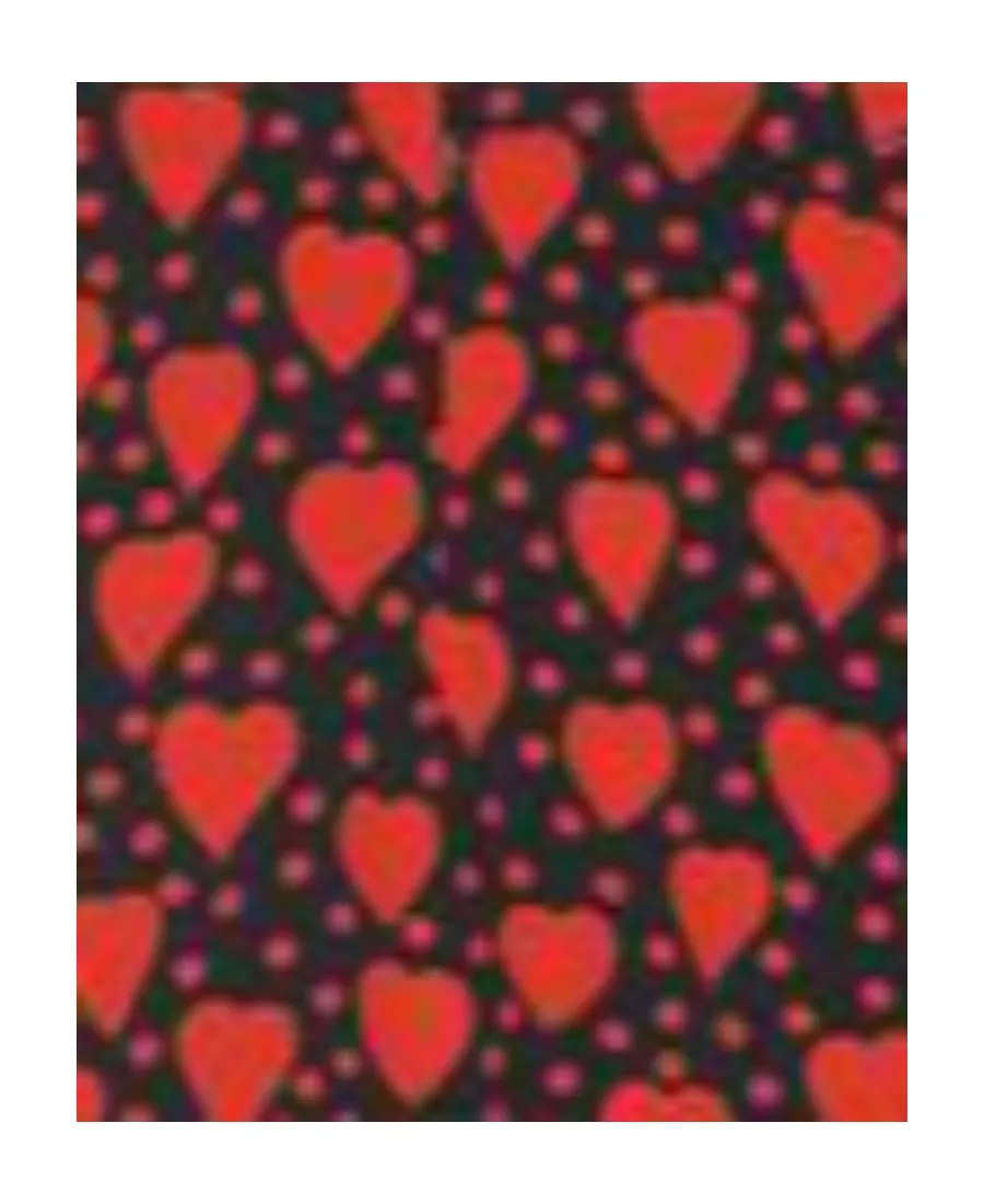 Heart-Print Mini Skirt