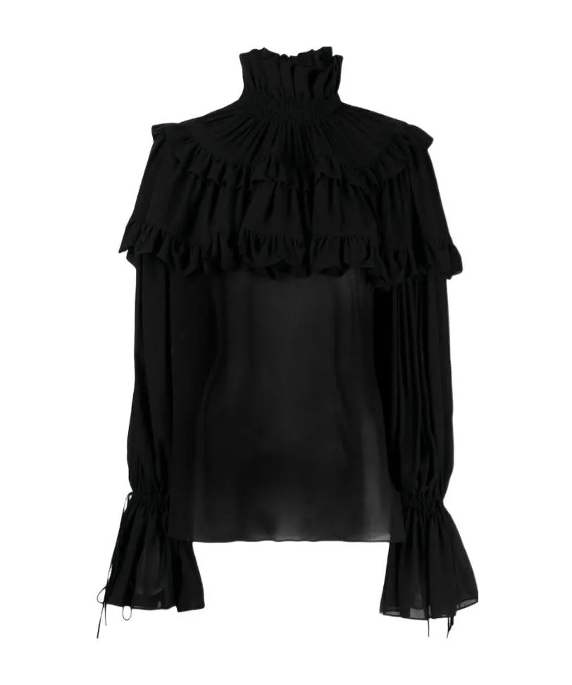 Tiered Ruffle Blouse