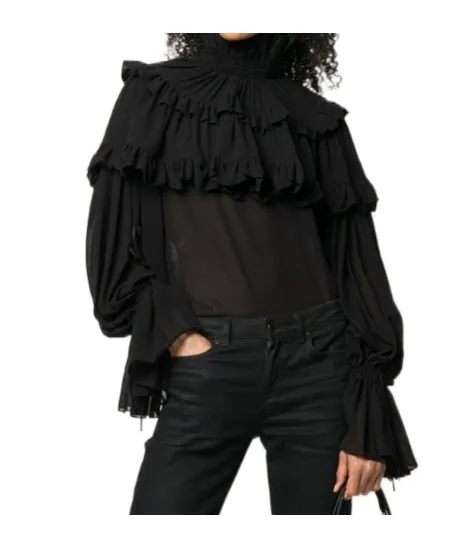 Tiered Ruffle Blouse